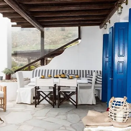 With Amazing Balcony View Of Mykonos Apartment *
